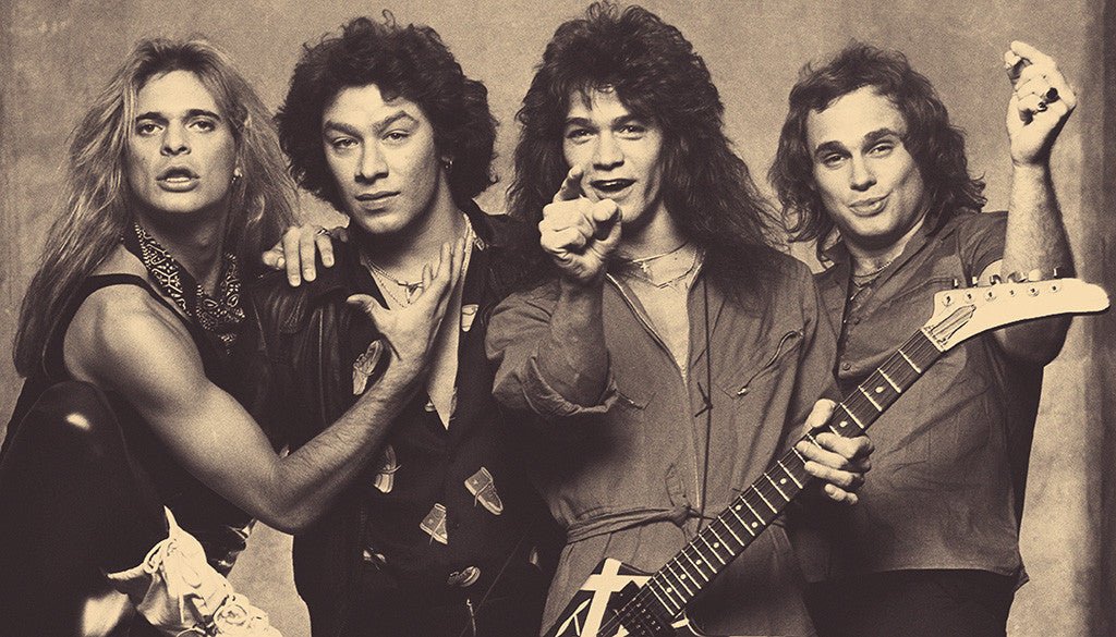 Van Halen Classic Rock Star Band Poster - posterhubs.com